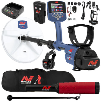 Minelab GPZ 7000 All Terrain Gold Metal Detector w/ Pro-Find 40 and Carry Bag