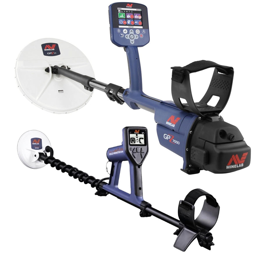 Minelab GPZ 7000 and Gold Monster 1000 gold detector bundle