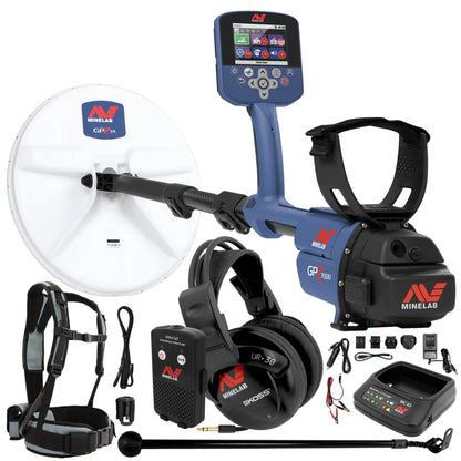Minelab GPZ 7000 with GPZ 14 coil, WM 12 module, headphones and charger