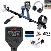Minelab Gold Monster 1000 metal detector with dual coils and accessories