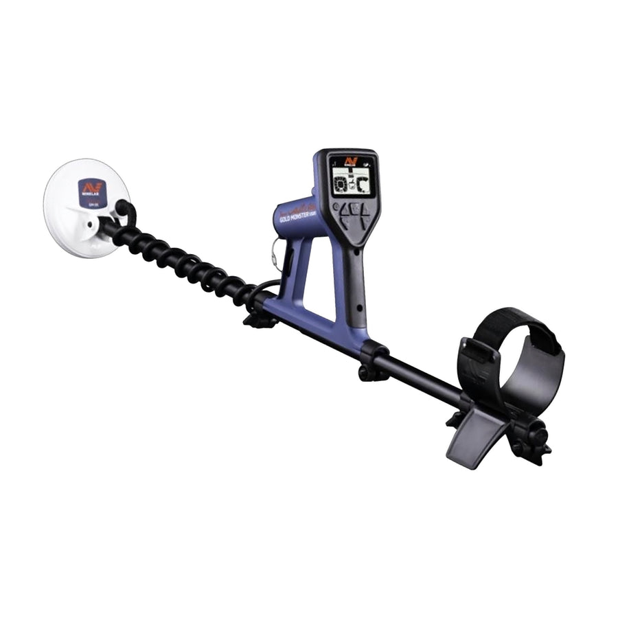 Gold Monster 1000 metal detector display showing automatic operation settings