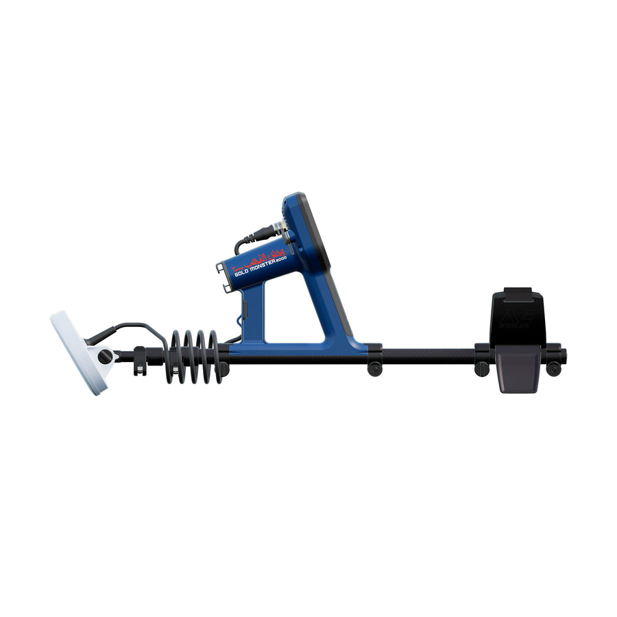 Minelab Gold Monster 2000 collapsed to 25.6 inches for transport
