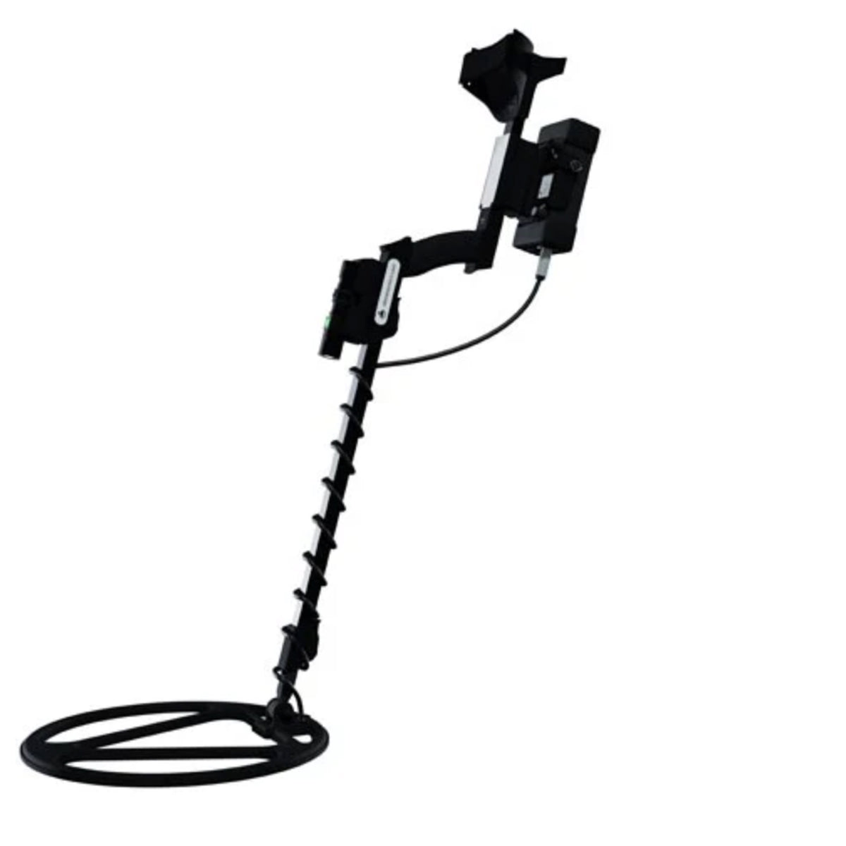 OKM Pulse Nova Omega PI metal detector assembled on telescopic rod
