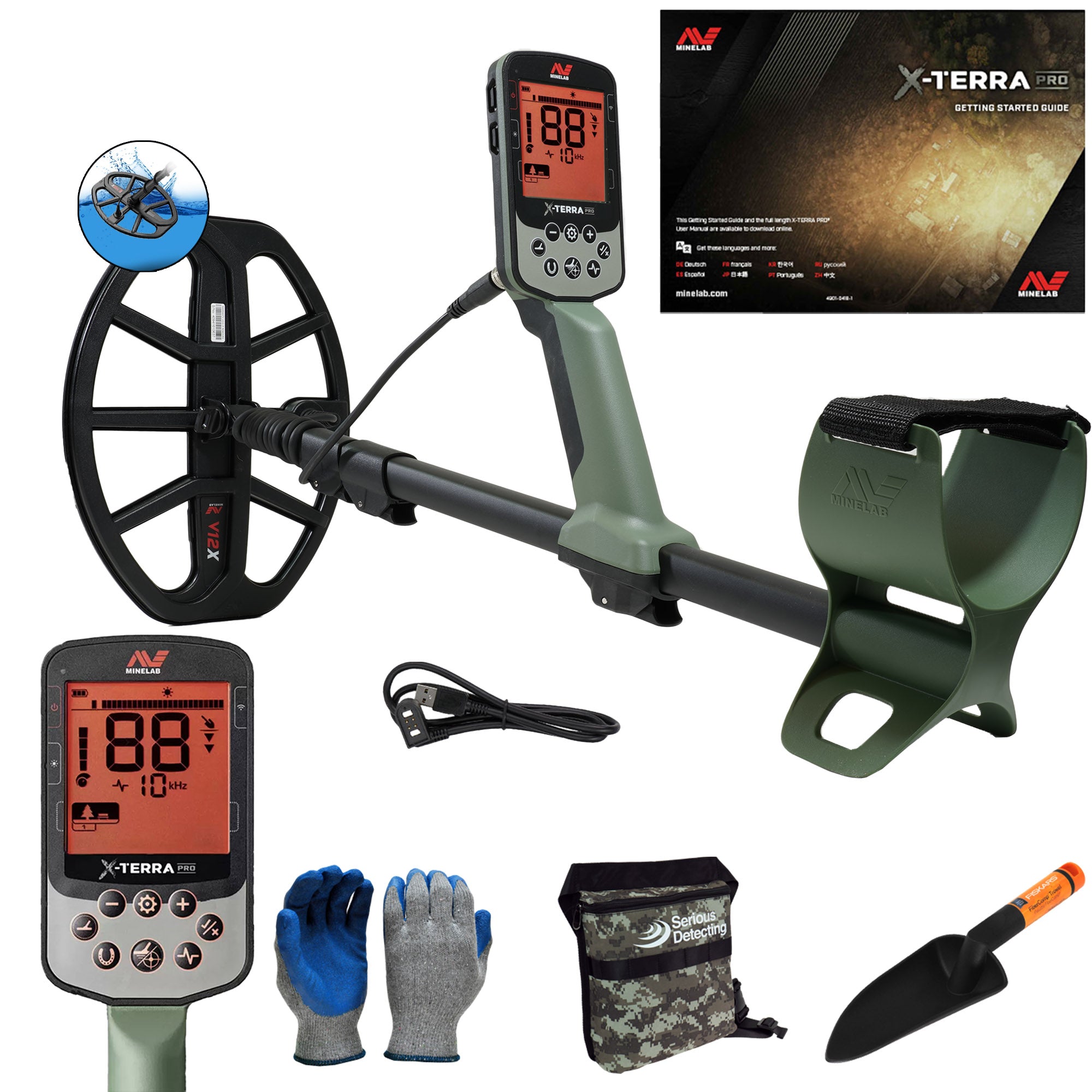 Minelab X-TERRA PRO Metal Detector Starter Package - PKSD