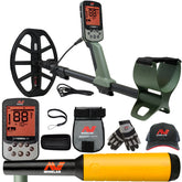 Minelab X-TERRA PRO Metal Detector Bundle with PRO-FIND 15 Pinpointer, Pouch, Hat, and Gloves