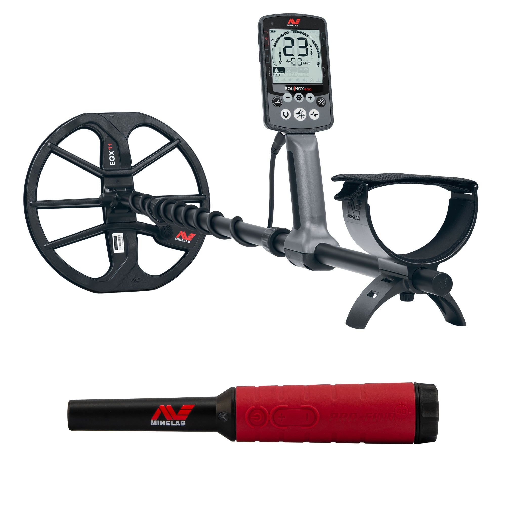 Minelab EQUINOX 600 Multi-IQ Metal Detector w/ Pro-Find 40