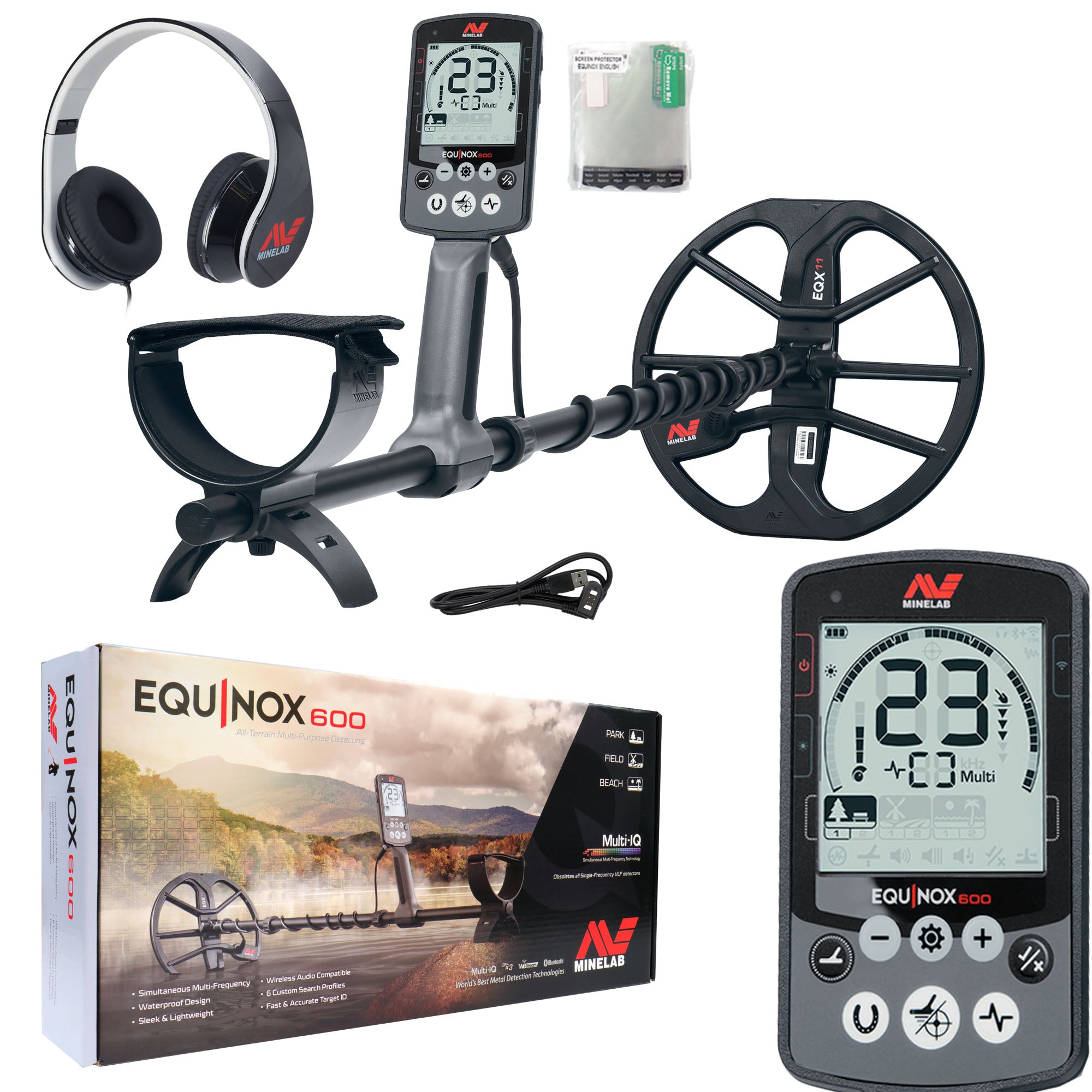 Minelab EQUINOX 600 Multi-IQ Metal Detector