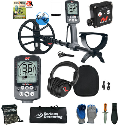 Minelab Equinox 800 with accessories and bundle