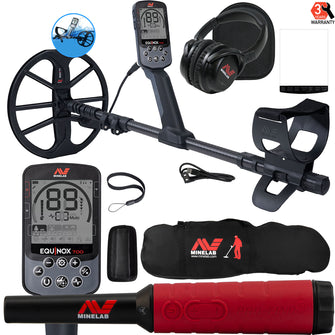 Minelab EQUINOX 700 Multi-IQ Metal Detector with 11" Coil with  Carry Bag and Pro-Find 40