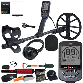 Minelab EQUINOX 700 Multi-IQ Metal Detector with 11" Coil Complete Package