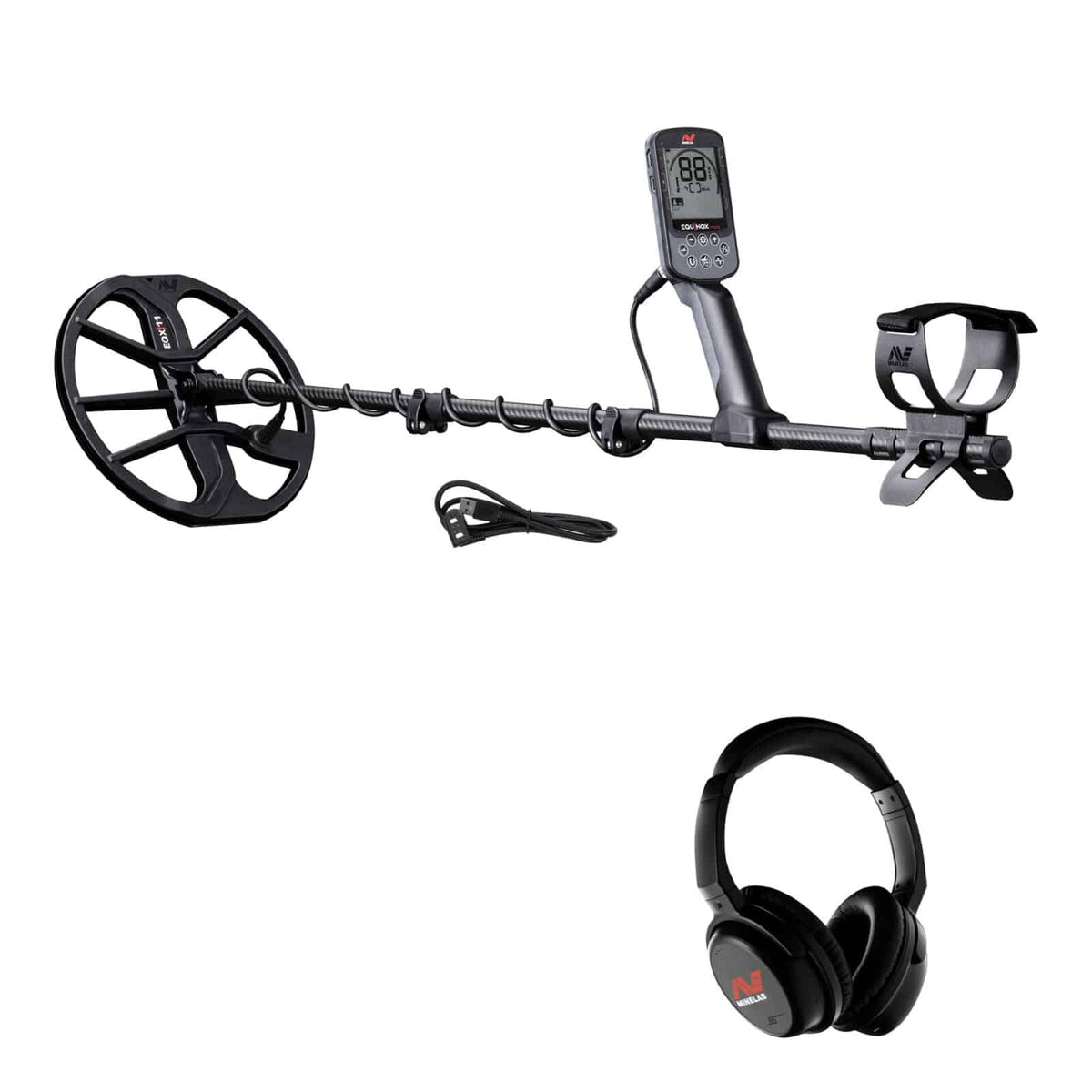 Minelab Equinox 700 product packaging and contents