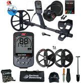 Minelab EQUINOX 900 Multi-IQ Metal Detector (11" + 6" Coils) and Serious Detecting Kit