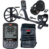 Minelab EQUINOX 900 Multi-IQ Metal Detector with Backpack and accessories