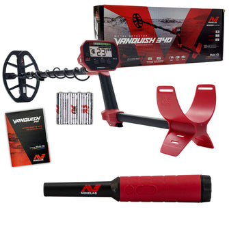 Minelab VANQUISH 340 Metal Detector with Pro-Find 40