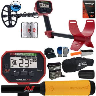 Minelab VANQUISH 340 Metal Detector Complete Package - PKSD