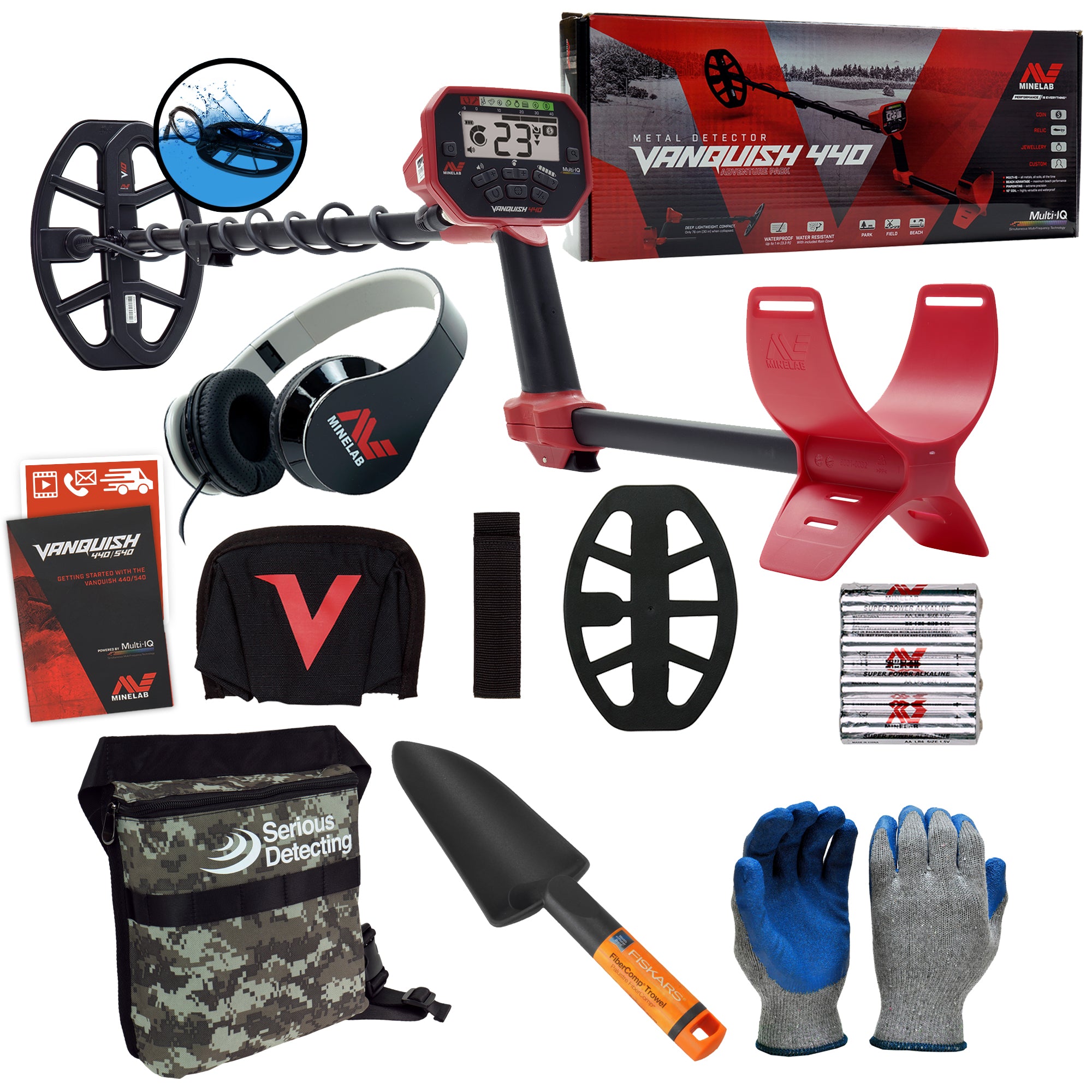 Minelab VANQUISH 440 Metal Detector Starter Package - PKSD