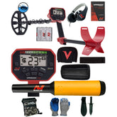 Minelab VANQUISH 440 Detector with 10 x 7 Coil, Pro-Find 20 Pinpointer, and Serious Detecting accessory kit with pouch, gloves, and digging knife
