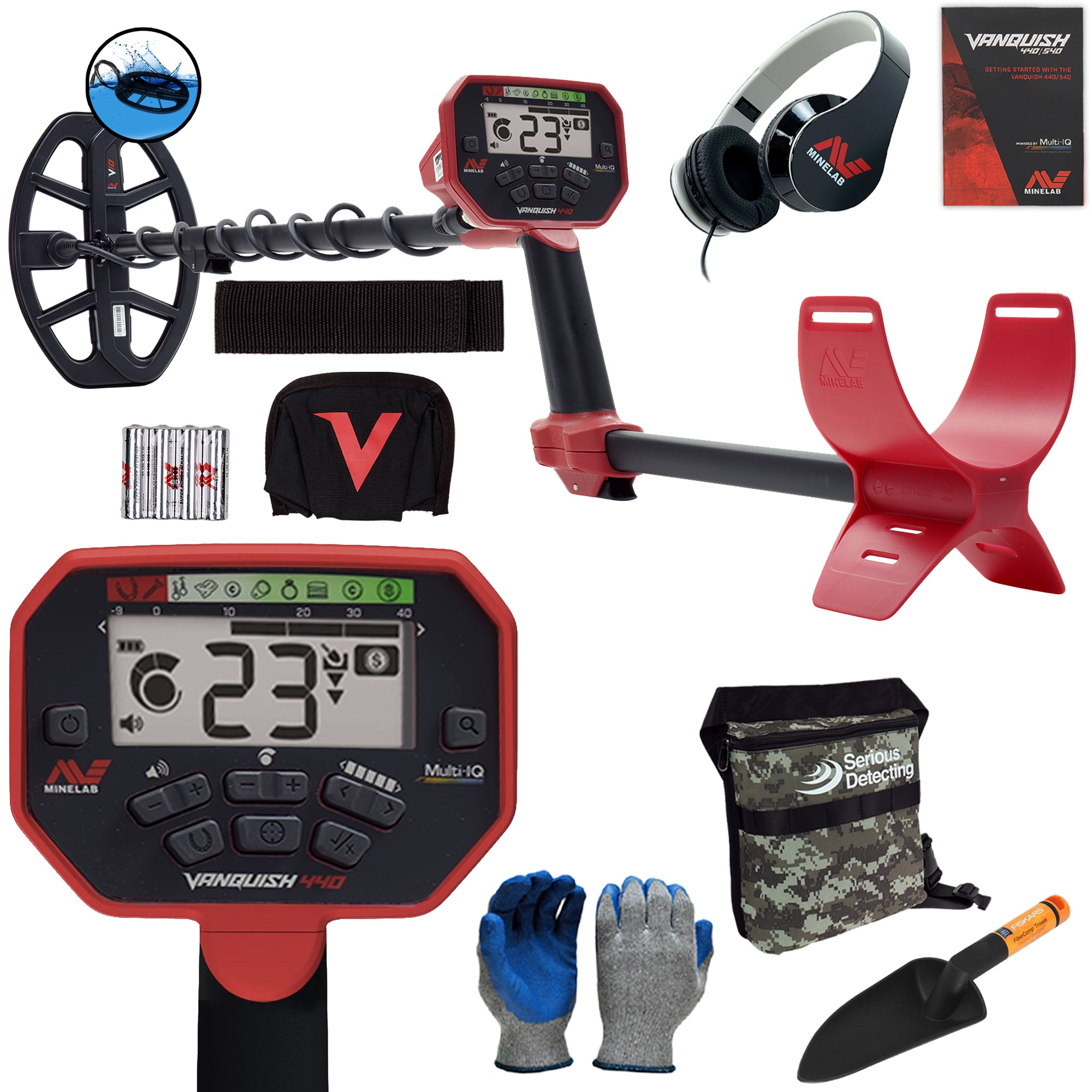 Minelab VANQUISH 440 Metal Detector Starter Package - PKSD