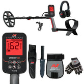 Minelab VANQUISH 460 detector with 10-inch search coil and Minelab Adventure Pack components