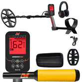 Minelab VANQUISH 560 Waterproof Multi-Frequency Metal Detector with 12 x 9" DD Search Coil with PRO-FIND 15 Pinpointer