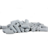 Raytech ceramic finishing media angle cut cylinder cone pieces with aluminum oxide coating for steel deburring