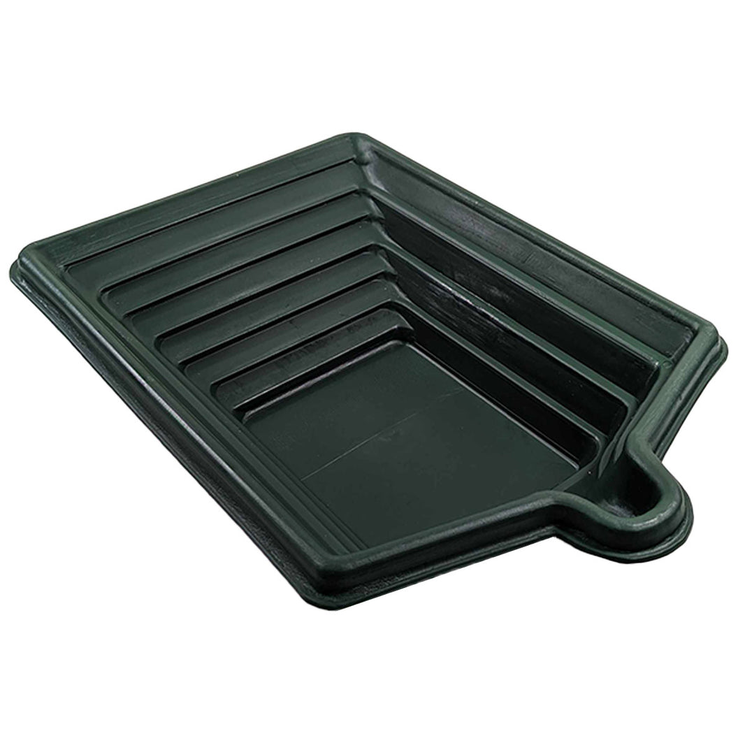 TerraX Le Trap Square Gold Pan 18x12x4 inch green plastic with riffled edges for fine gold recovery