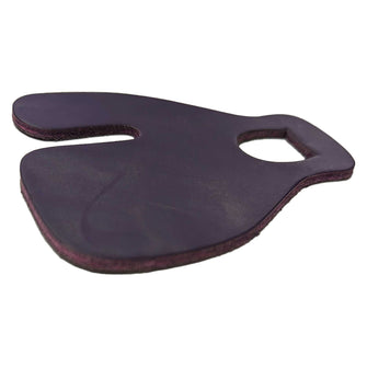 Serious Archery Youth Split Finger Shooting Tab in Purple Leather for Right-Handed Archers
