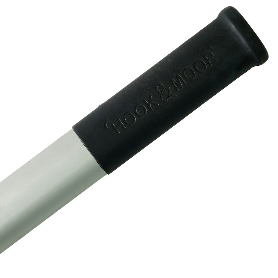 Detail view of Hook & Moor non-slip rubber handle with push-button telescopic extension lock
