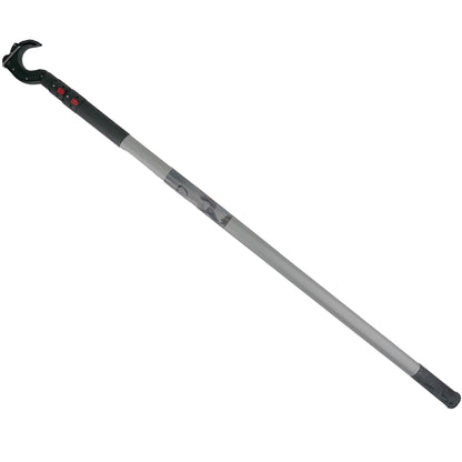 Hook & Moor telescoping boat hook size comparison chart showing multiple available lengths