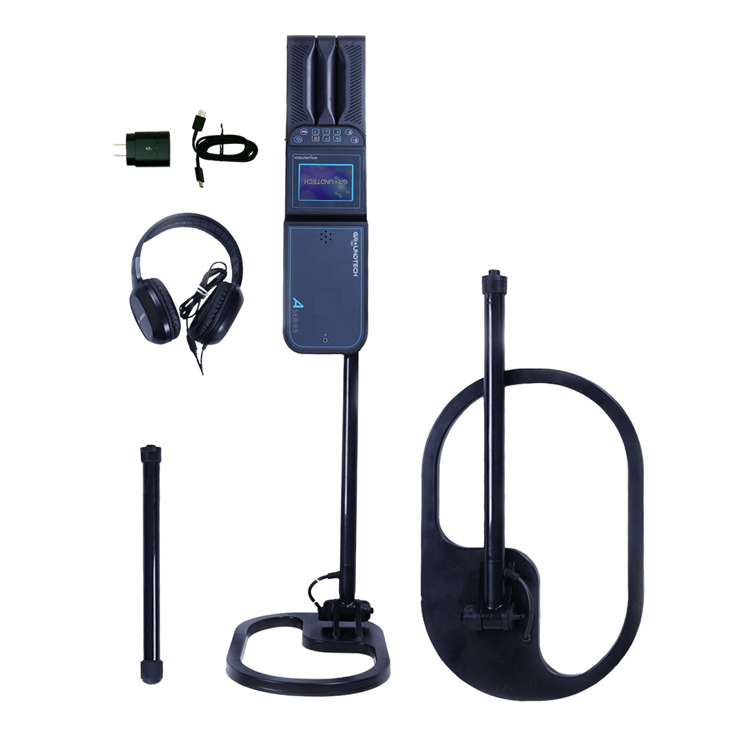Groundtech A2 3D Ground Scanner & PI Metal Detector with accessories