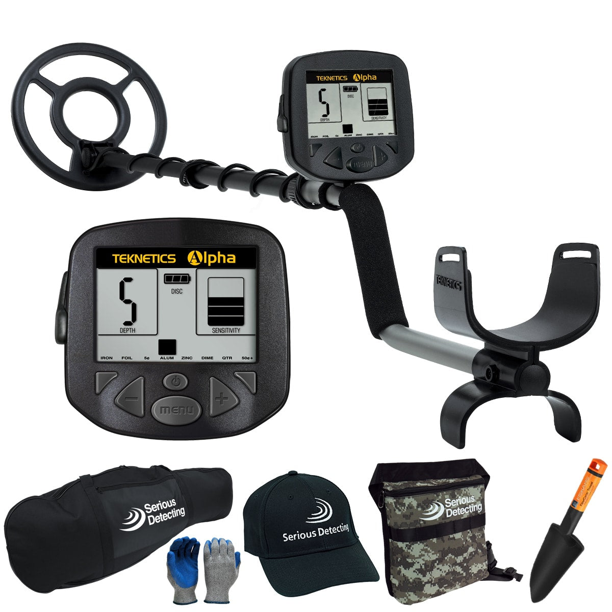 Teknetics Alpha 2000 Metal Detector Pro Package - PKSD