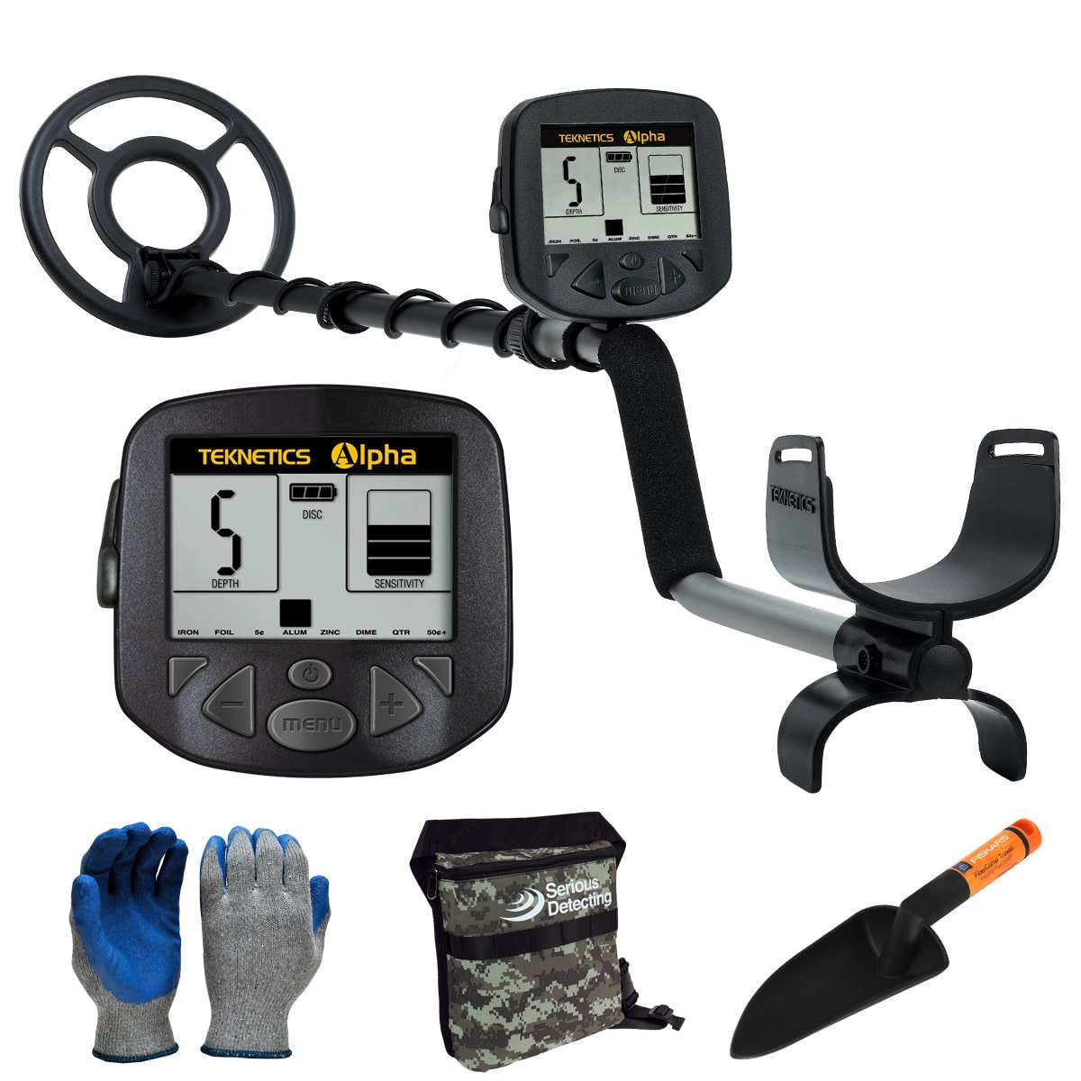 Teknetics Alpha 2000 Metal Detector Starter Package - PKSD