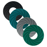 Blue Bowl prospecting mat insert showing cyclone cell pattern