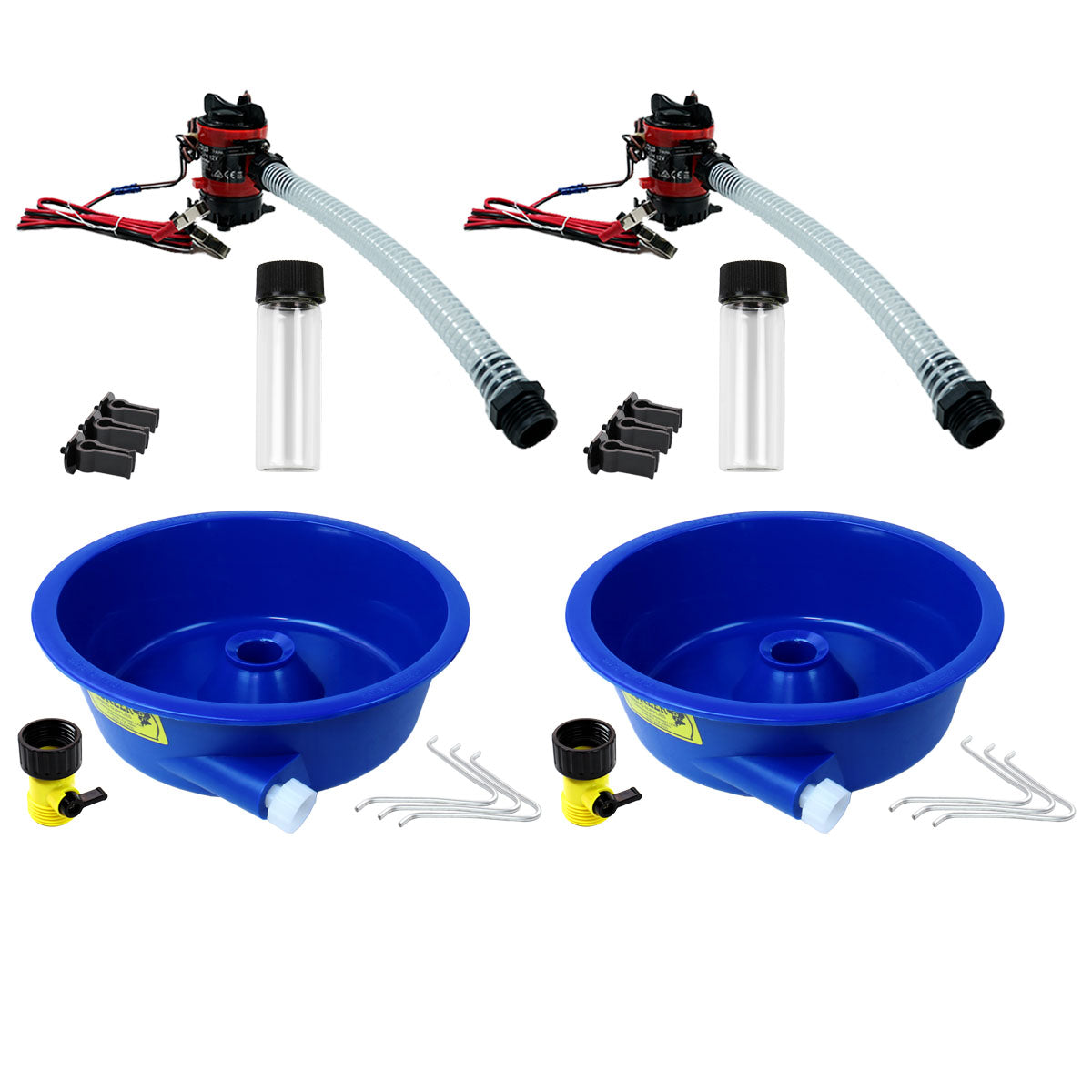 Blue Bowl Concentrator Kit BBPP B05 with all included components displayed