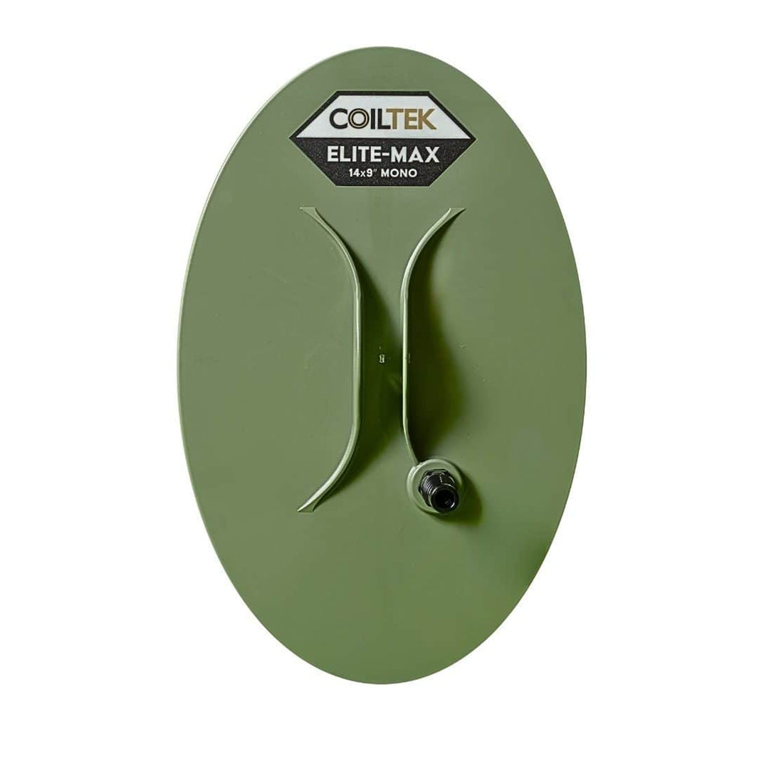 The Coiltek Elite-Max 14x9 elliptical mono coil in khaki camo finish.