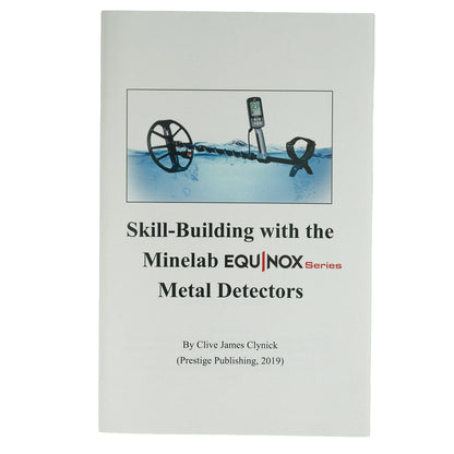 Back cover of Skill Building with the Minelab Equinox Series listing topics
