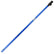 Blue metal detecting pole on a white background