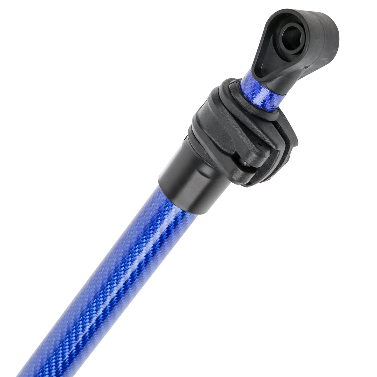 CKG Shaft for Minelab Equinox 600 and 800 close up for end blue and black 