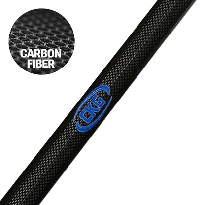 CKG Carbon Fiber Metal Detecting Shovel - Double Serrated All Terrain Digger with D Handle