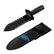 Black tactical digger with sheath on a white background, featuring CKG logo.