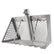 stainless steel sand rack with a hexagonal perforated design, a central vertical post, and two angled support rods, shown on a plain white background. The brand name 'CKG' is printed on the side.