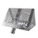 A triangular stainless steel sand rack with a honeycomb perforated pattern, featuring a cylindrical mounting stem at the bottom and the brand name 'CKG' printed on the side, set against a plain white background.