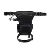 CKG Tactical Drop Leg Pouch Metal Detecting Thigh and Waist Bag with Pinpointer Holster black