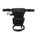 CKG Tactical Drop Leg Pouch Metal Detecting Thigh and Waist Bag with Pinpointer Holster black
