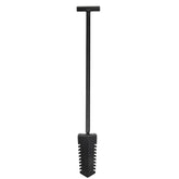 CKG T Handle Metal Detecting Shovel, Narrow Serrated Blade Digger back side
