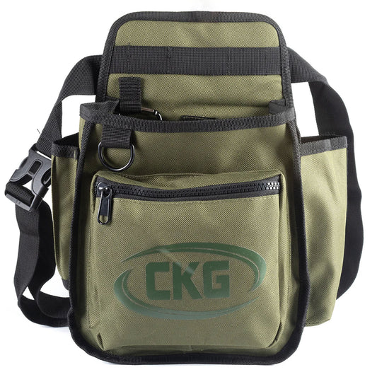 CKG Metal Detecting Bag, Waist Digger Pouch with Pinpointer Holster and Tool Storage