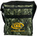 CKG Metal Detecting Finds Pouch with Belt - black and green camo front image with CKG  yellow logo and white background