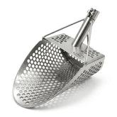 CKG Pro Stainless Steel Sand Scoop for Metal Detecting for Beach and Water Hunting