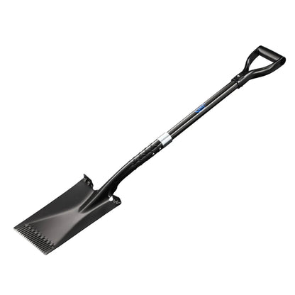 black flat blade shovel