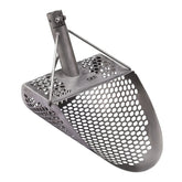 CKG Titanium Sand Scoop, 1.5mm Titanium with 10mm Hex Holes front side view
